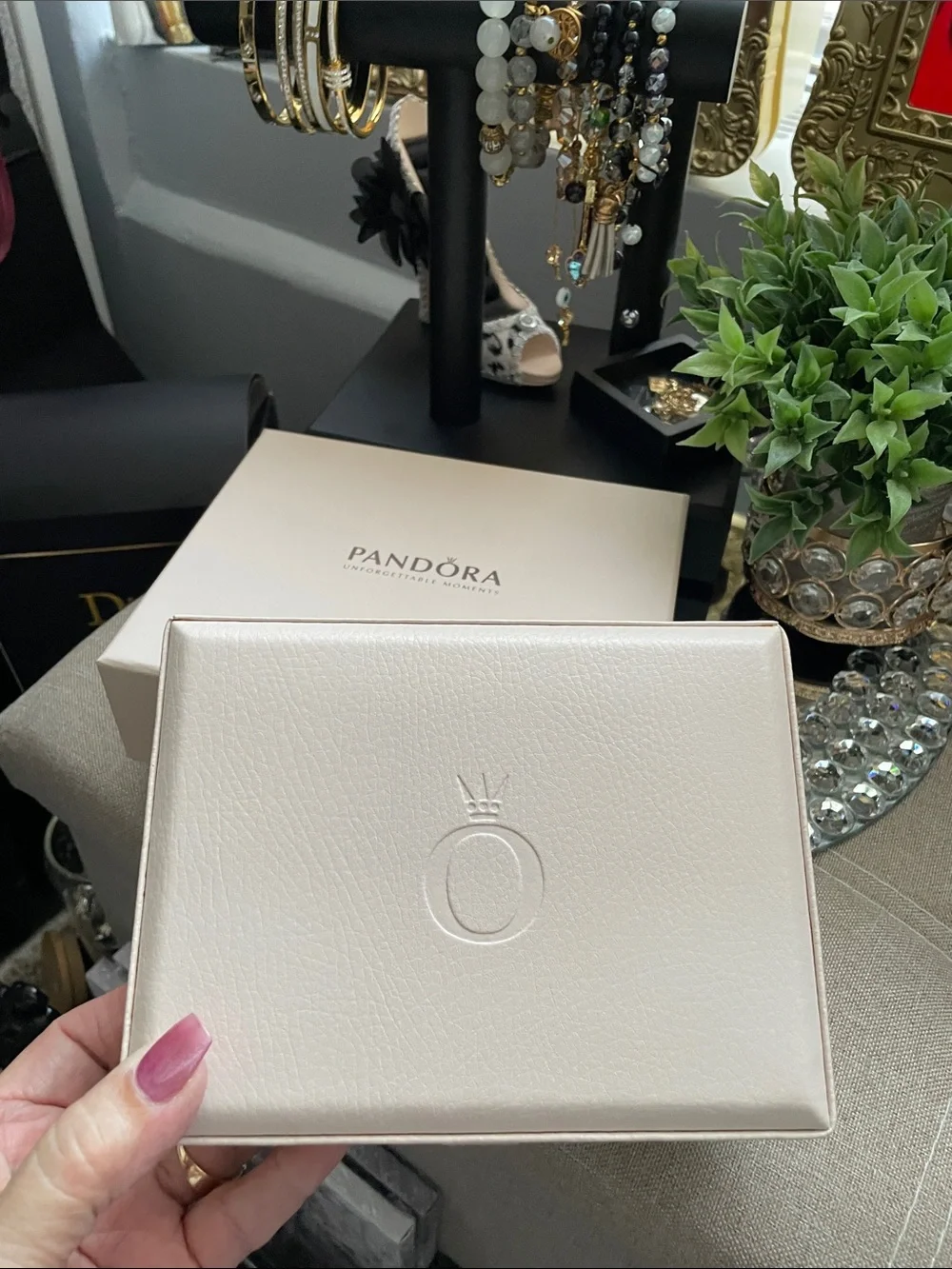 ✨Pandora Limited Edition Jewelry Case in Light Beige, Gift Boxed✨NEW
